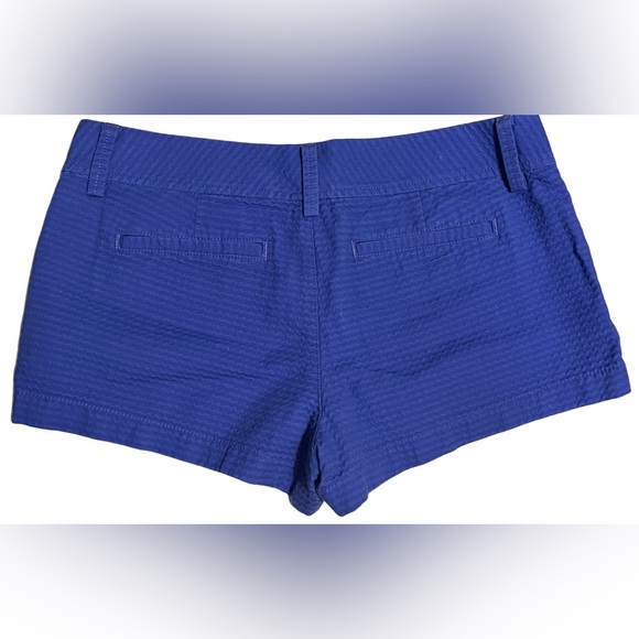 Lilly Pulitzer Textured Walsh Shorts in Iris Blue - Picture 2 of 3